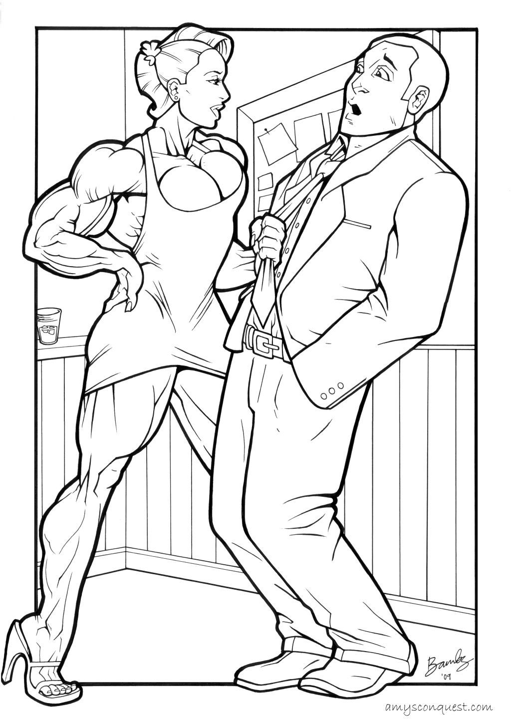 muscular goddess art — 11