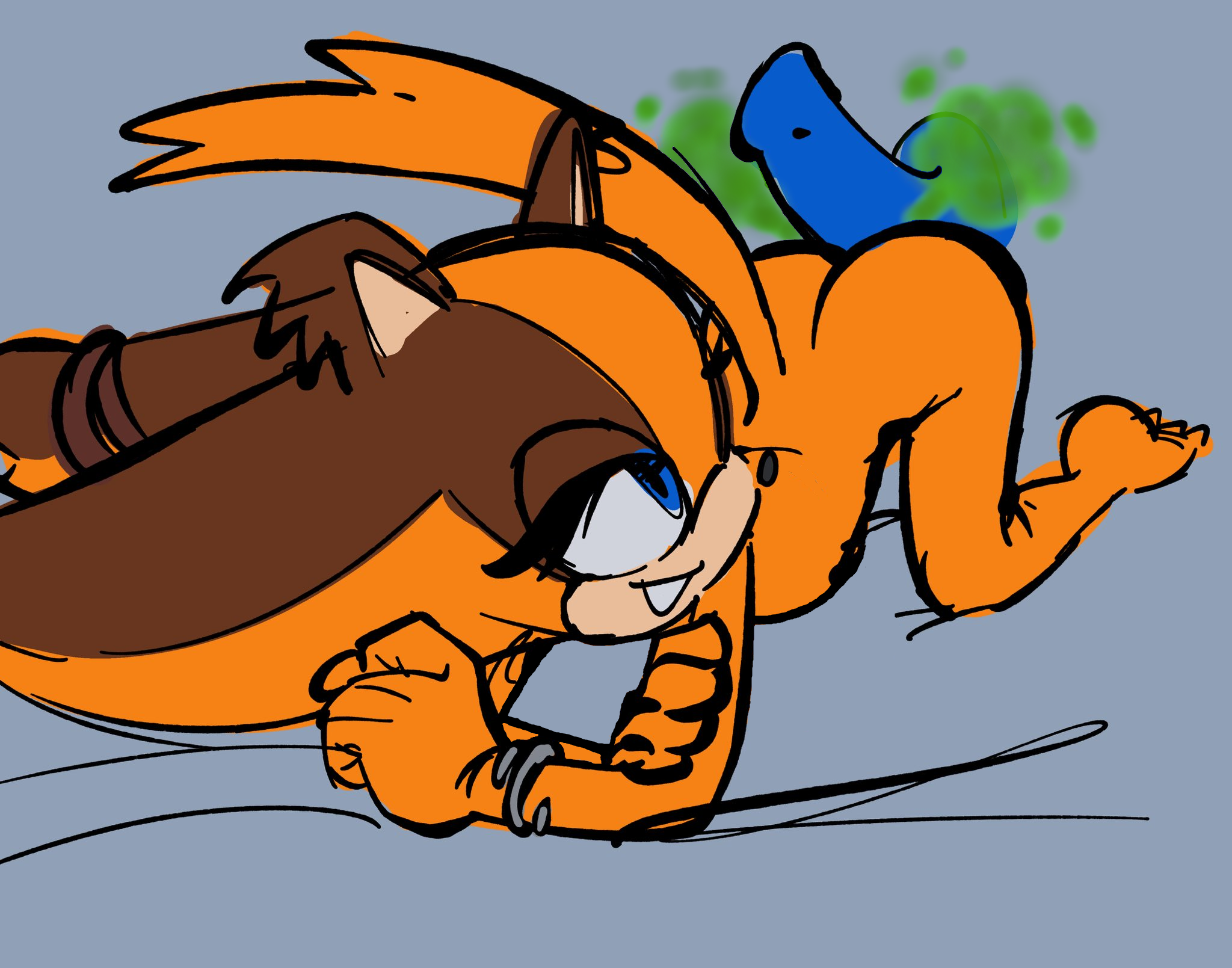 Sticks the Badger Farting and Pooping — 13