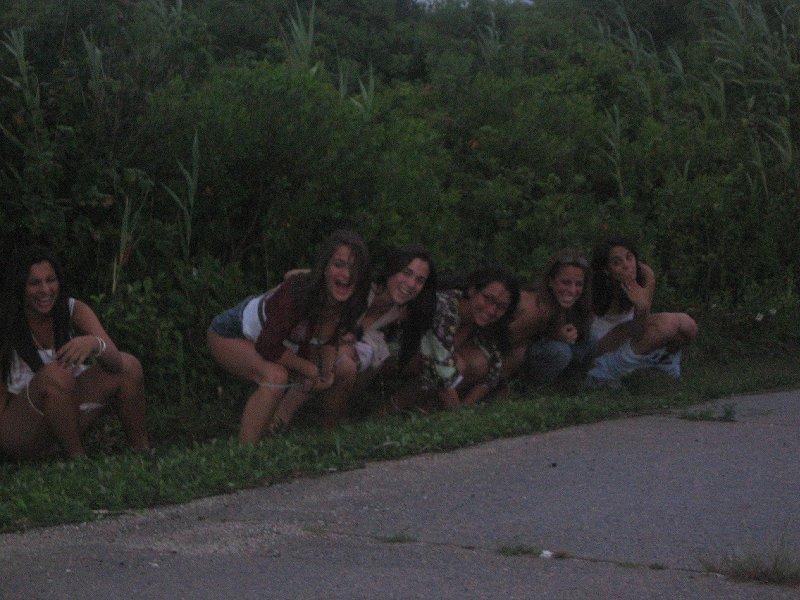 Girls Going to the Toilet Outdoors — 23