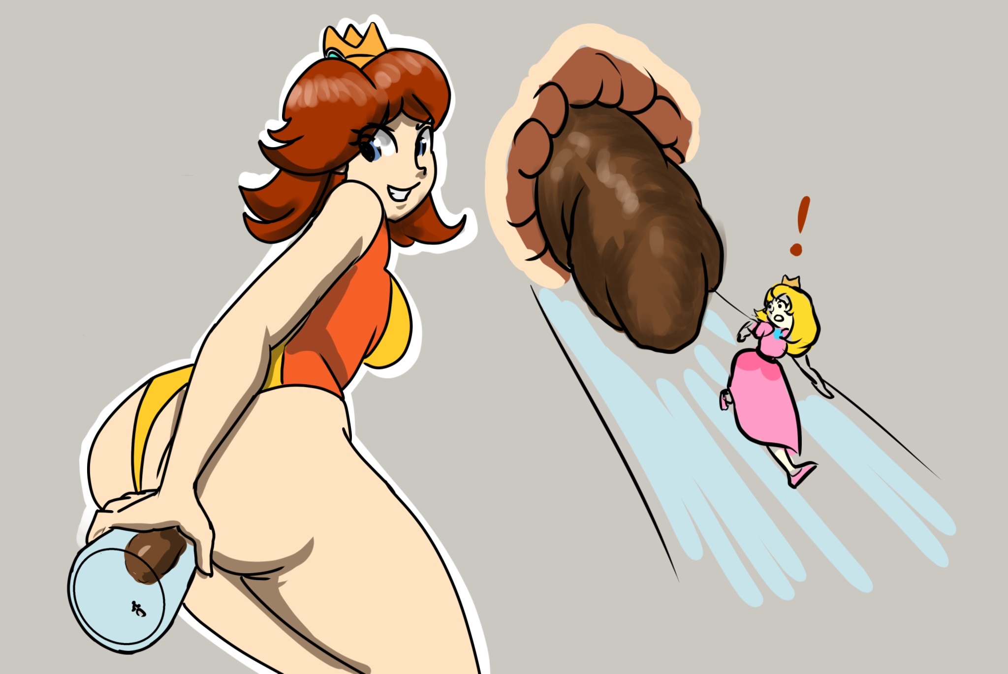 Princess Daisy Farting and Pooping — 43