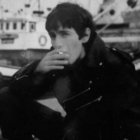 Black leather motorcycle smoke — 35