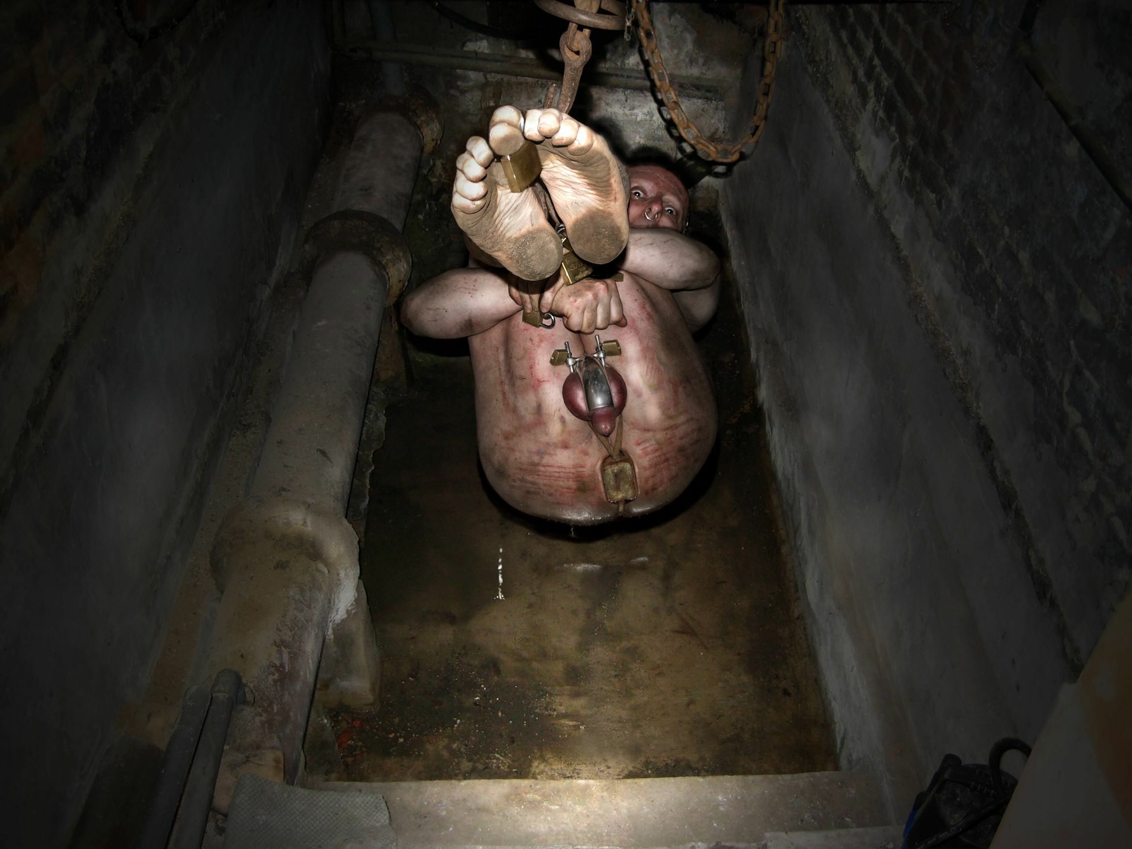 Hard bondage for a real submissive male — 12