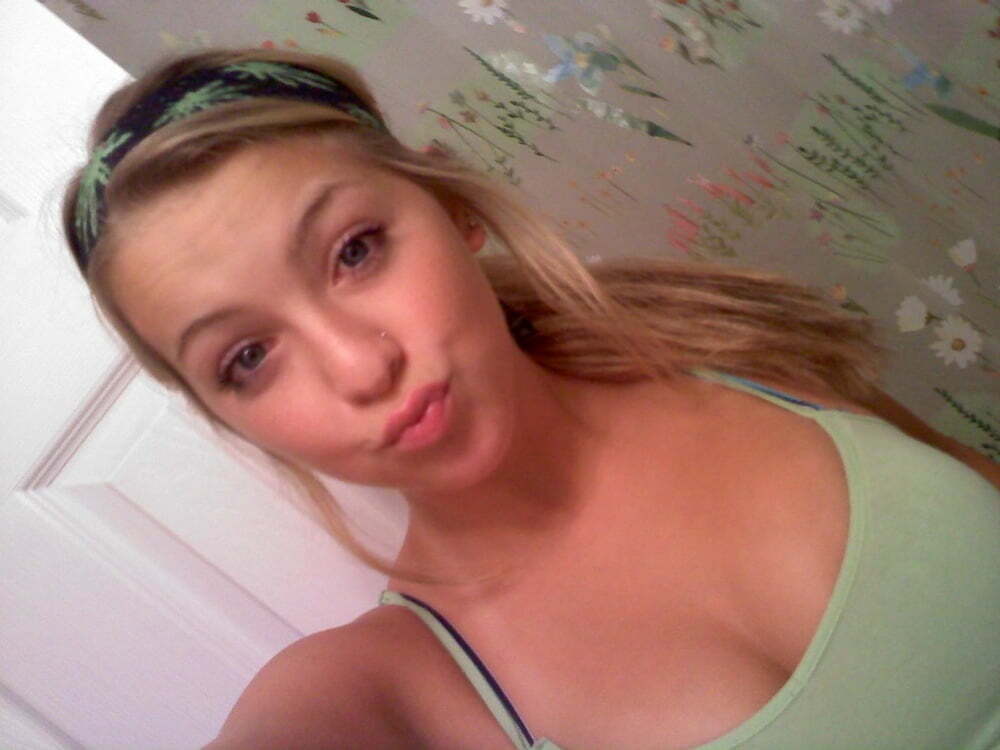 Little Blonde Bathroom Bombshell — 6