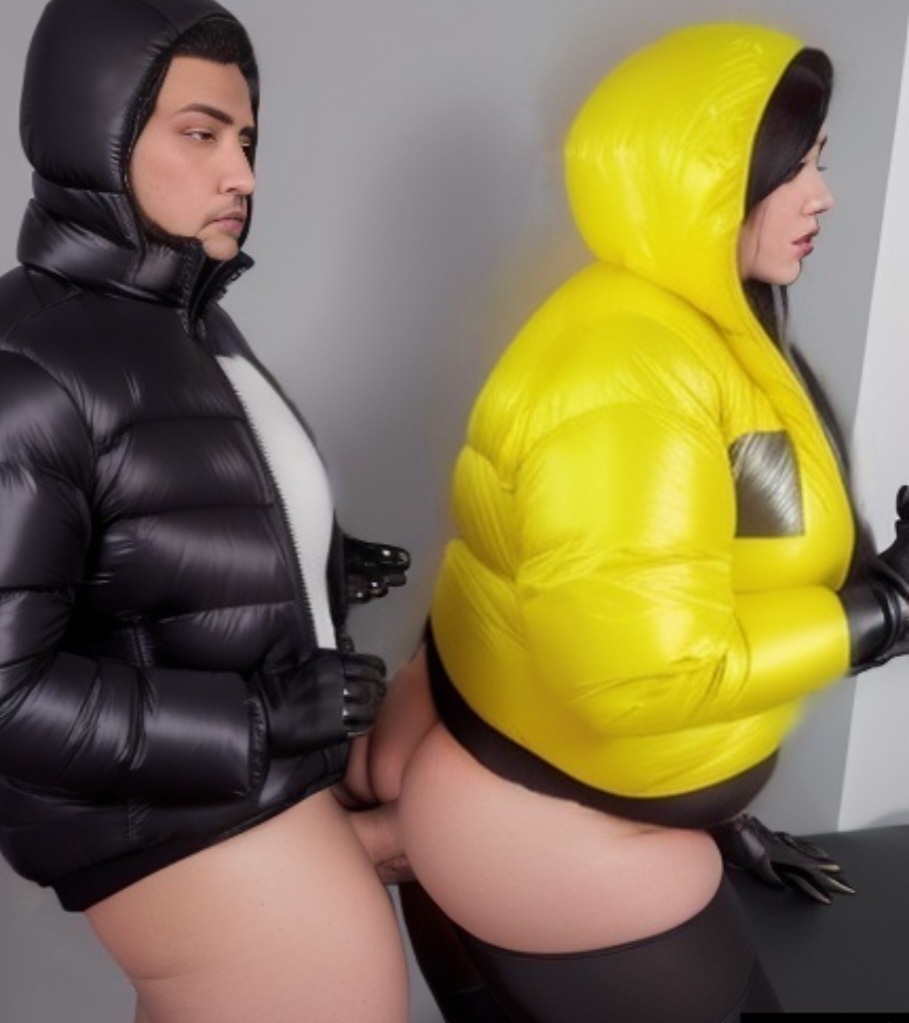 neiroporn down jacket parka fetish — 53