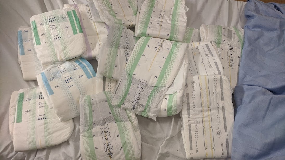 Adult Diaper Stuff in Hospital and other Care — 25
