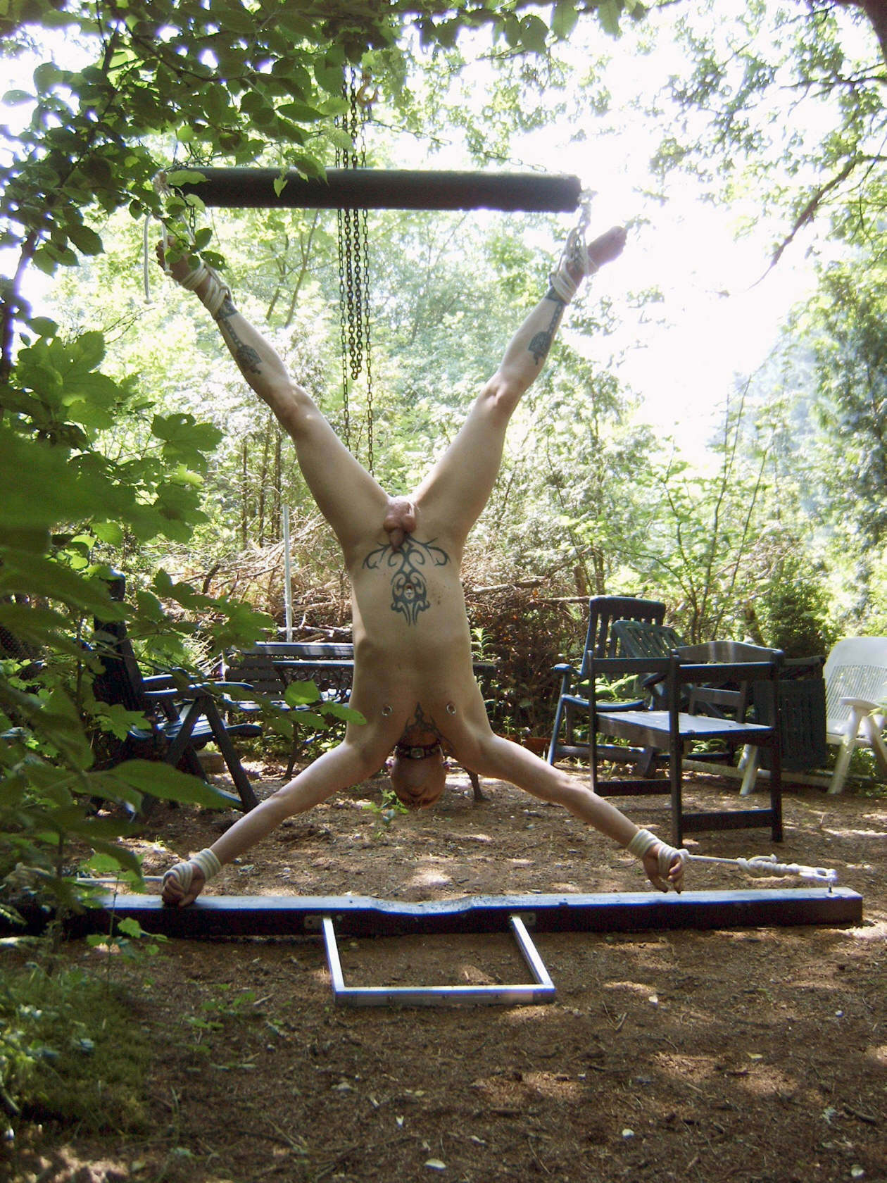 bdsm outdoor - male slut slave — 10