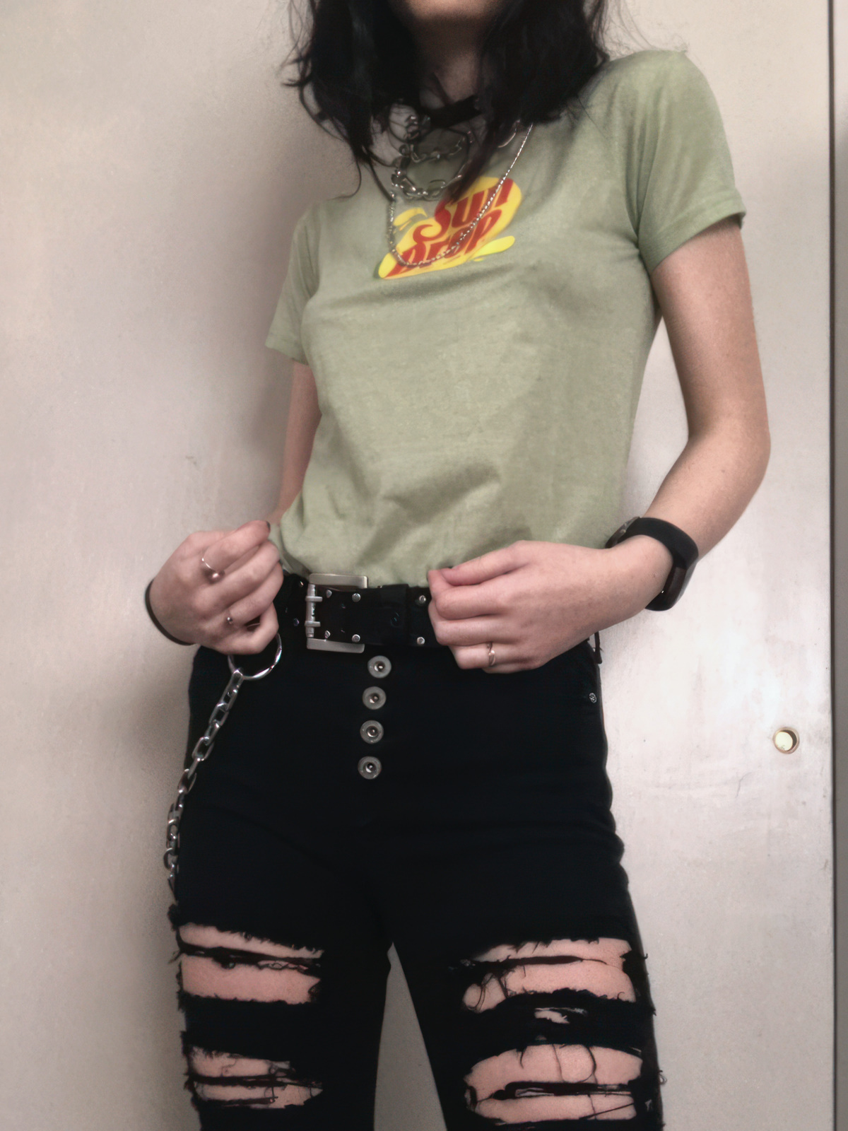 petite native american girl bella is a cute punk — 18