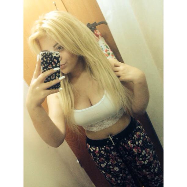 Big boobed blonde 18yo Facebook girl — 9