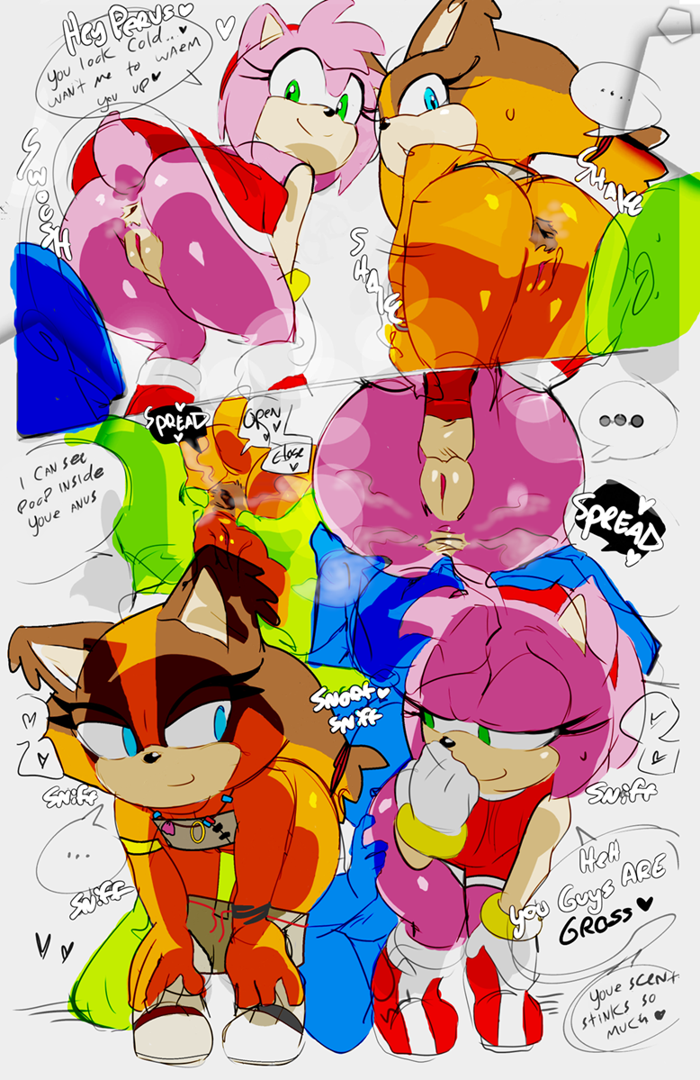 Amy Rose Farting and Pooping — 34