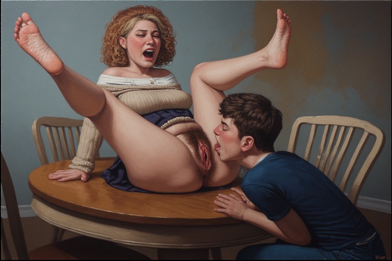 Fingered &amp; licked in modern oil — 7