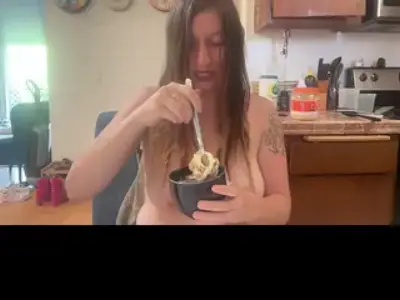 The Food Whore/Eat Like a Pornstar: Topless Shoshanna Blanca AKA Jesus Christ Pornstar Shares Her Healthy Girl Dessert